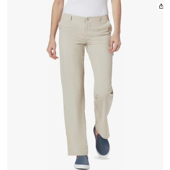 COLUMBIA Women's Full Length Roll Aruba Pant Size 12 - Picture 1 of 14